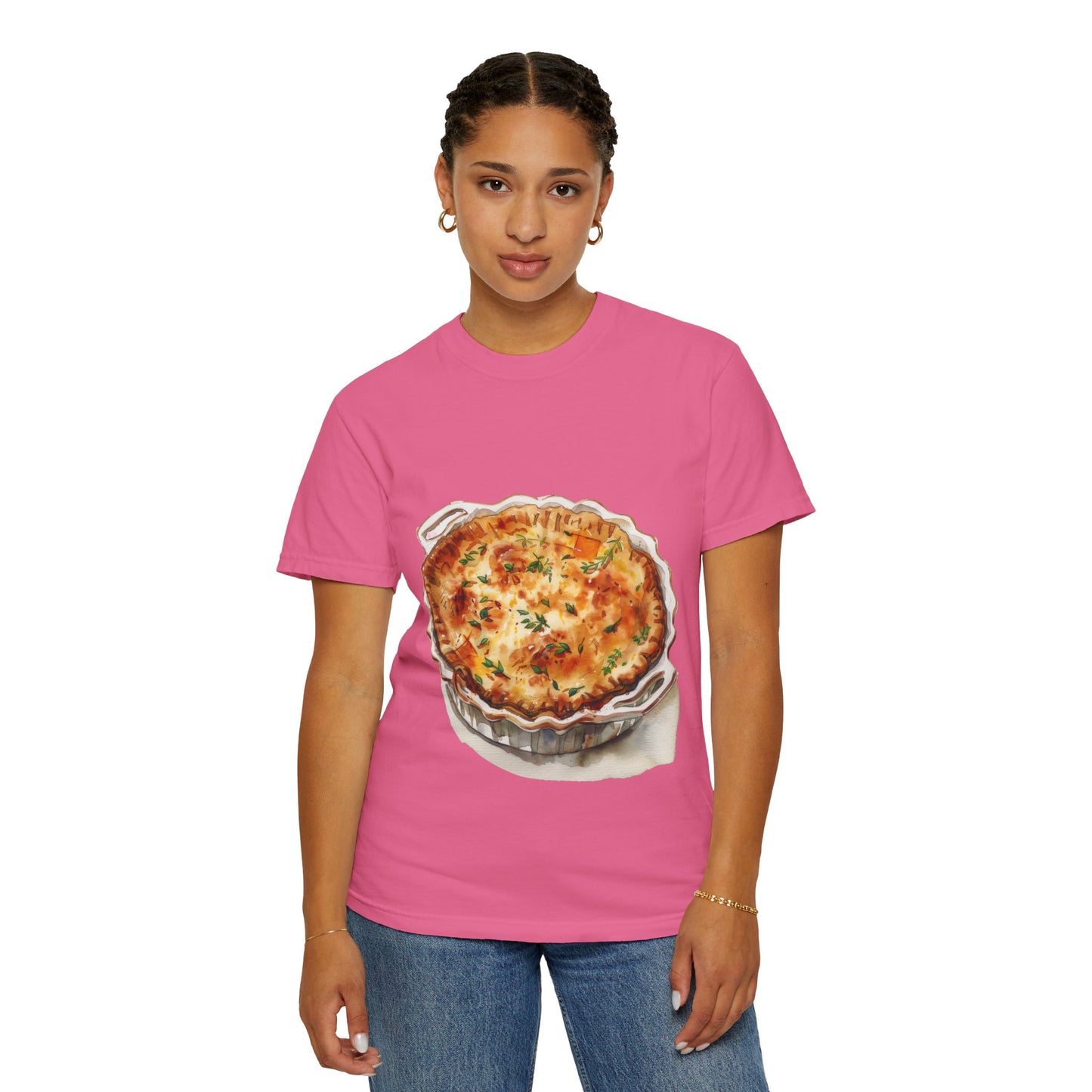 Unisex Garment-Dyed T-shirt - Fish, Chips, and Beyond - The Best of British Food