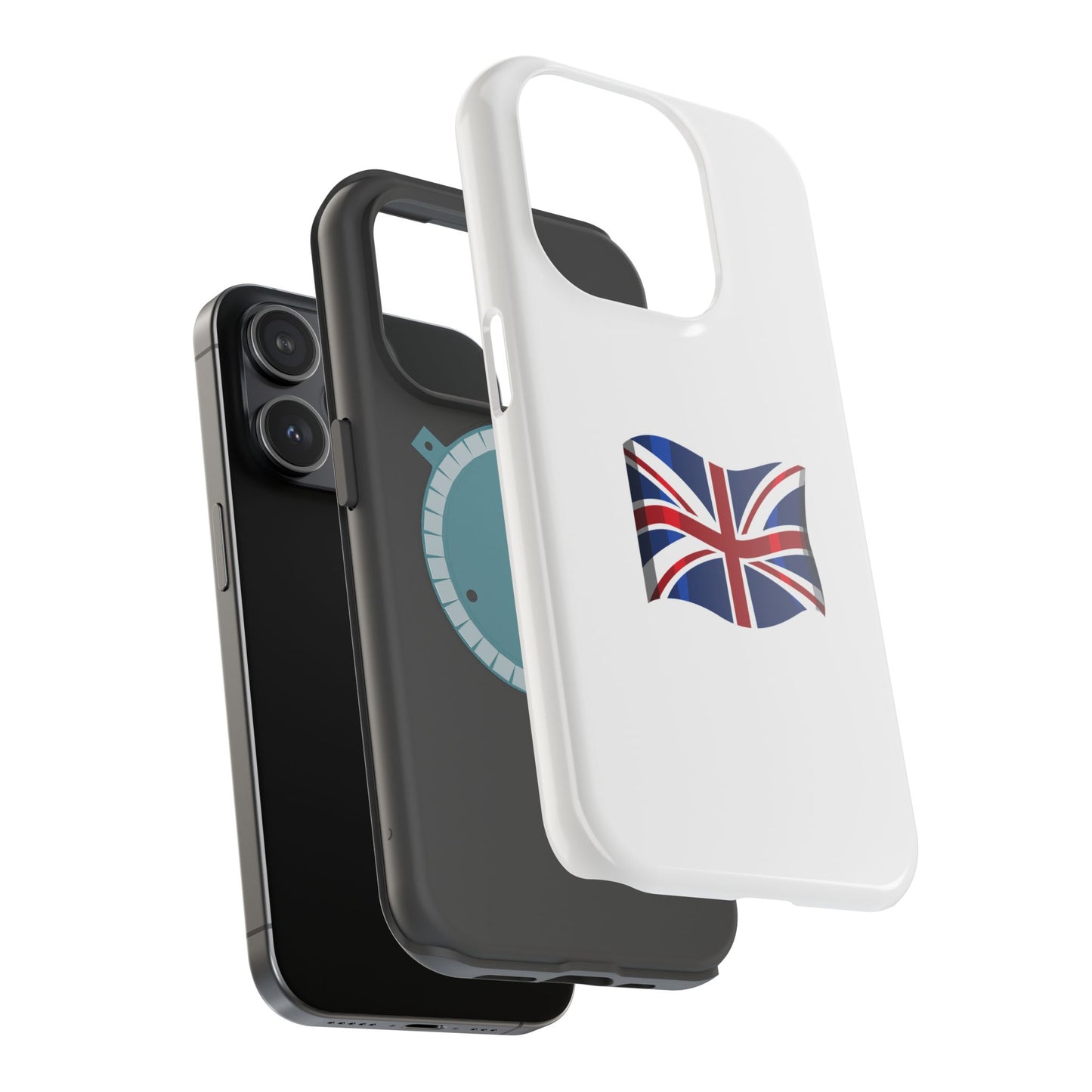 UK Flag Magnetic Phone Case, Durable Tough Cover, Gift for Patriots, Ideal for Travelers, Accessories for Holidays