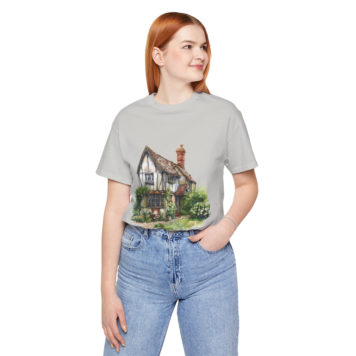 Unisex Jersey Short Sleeve Tee - Timeless Beauty - British Village Homes
