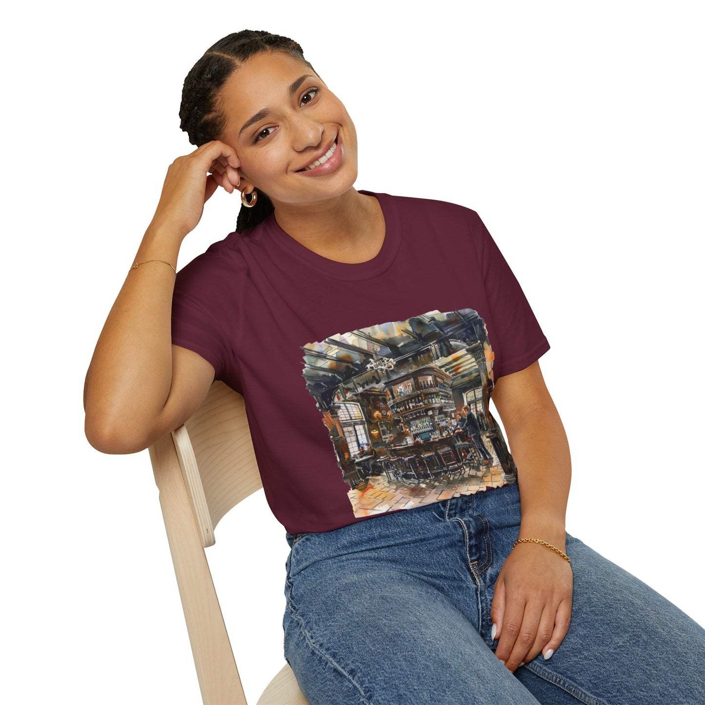 Unisex Softstyle T-Shirt - Classic British Pubs