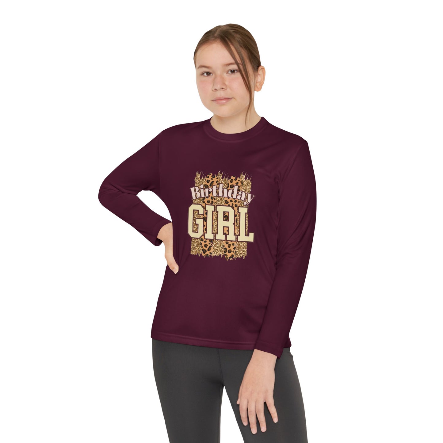 Birthday Girl Youth Long Sleeve Tee - Fun and Stylish Celebration Shirt