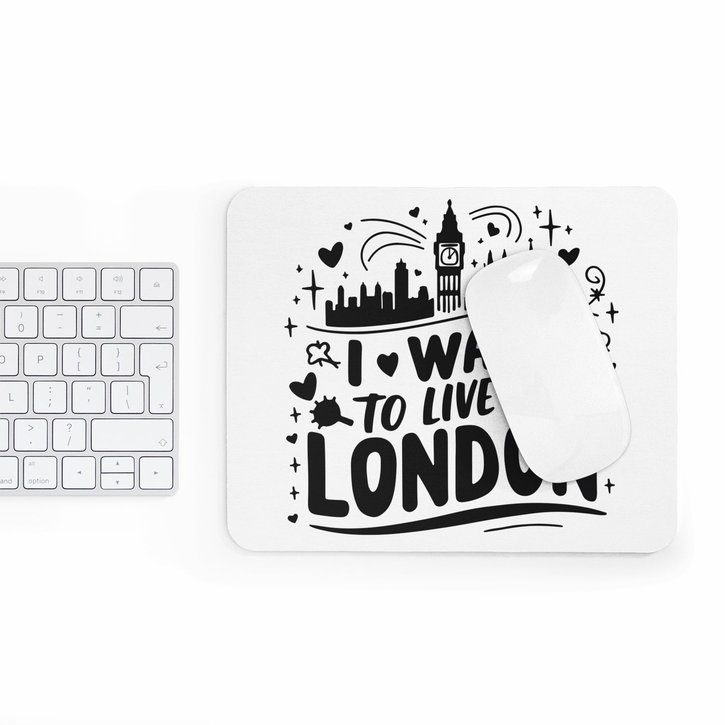 London-Themed Mouse Pad | Perfect Gift for Travelers, Work Desk Accessory, Office Decor, Home Office Essentials, Unique Gift Idea