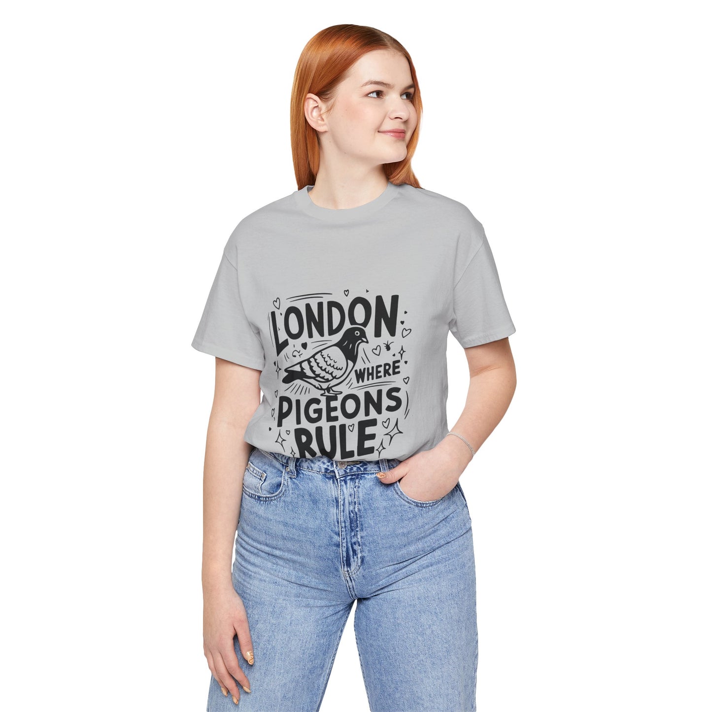 Unisex Jersey Short Sleeve Tee - London where Pigeons Rule