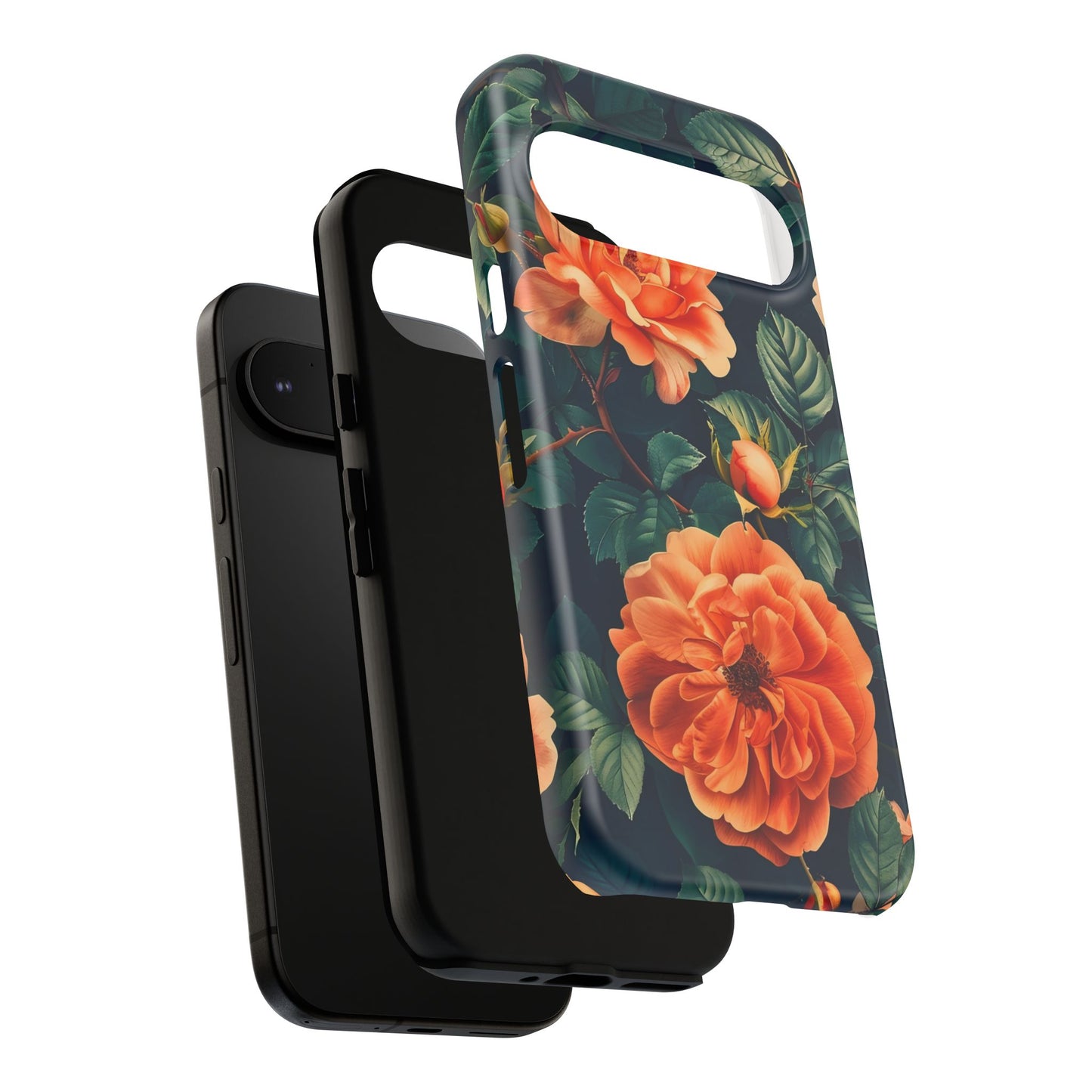 Floral Phone Case, Tough Cases for Nature Lovers, Botanical Design, Phone Protection, Gift for Her, Trending Floral Accessories