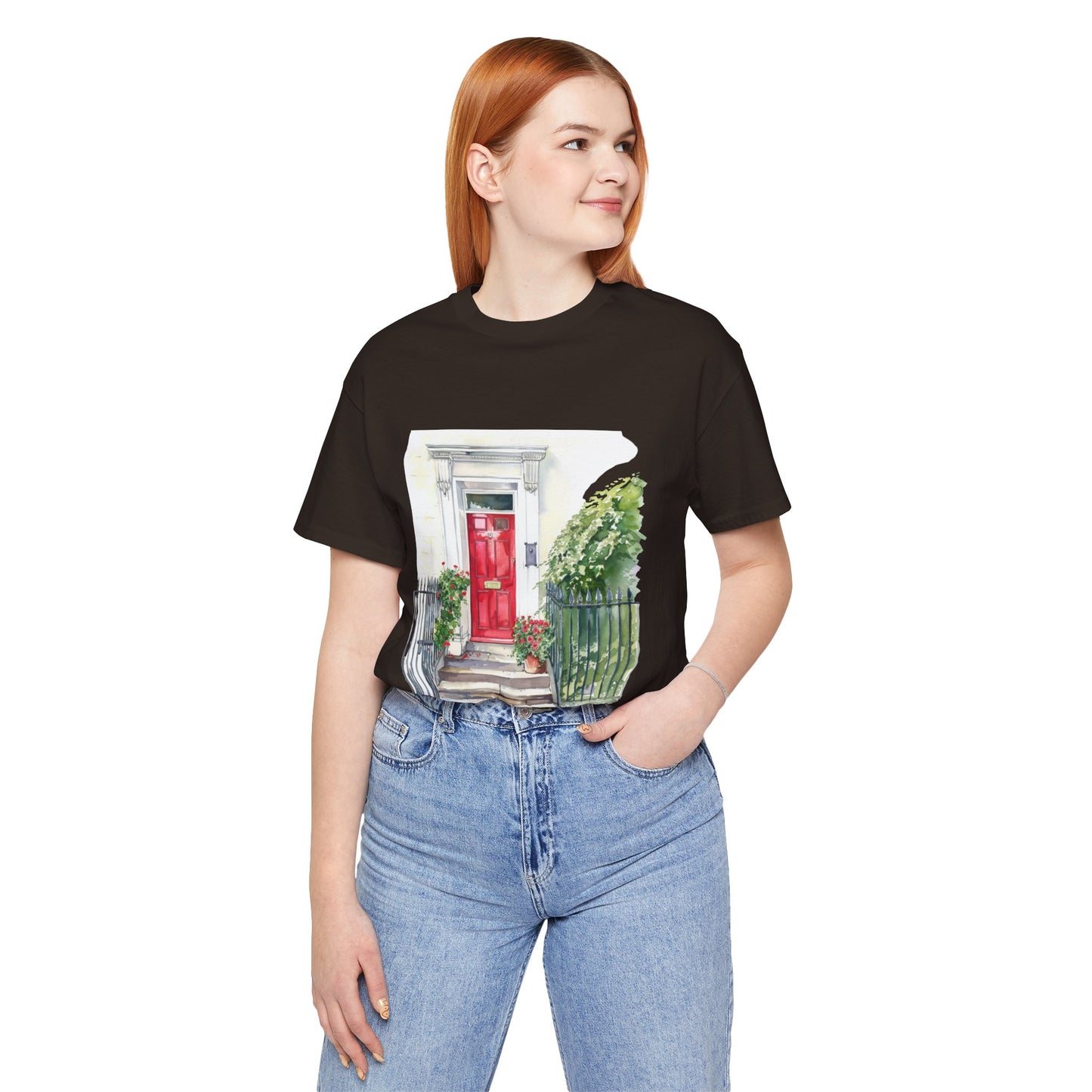 Unisex Jersey Short Sleeve Tee - Greenish British Beauty