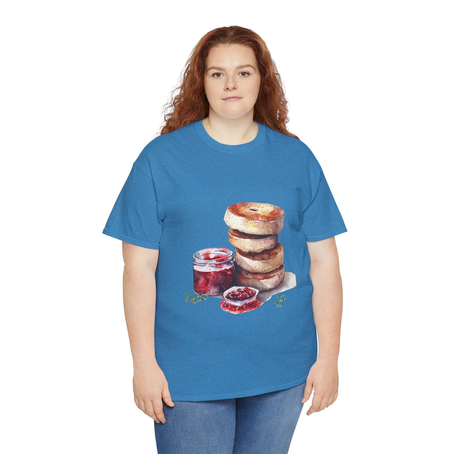 Unisex Heavy Cotton Tee - A Taste of Tradition - Iconic British Cuisine