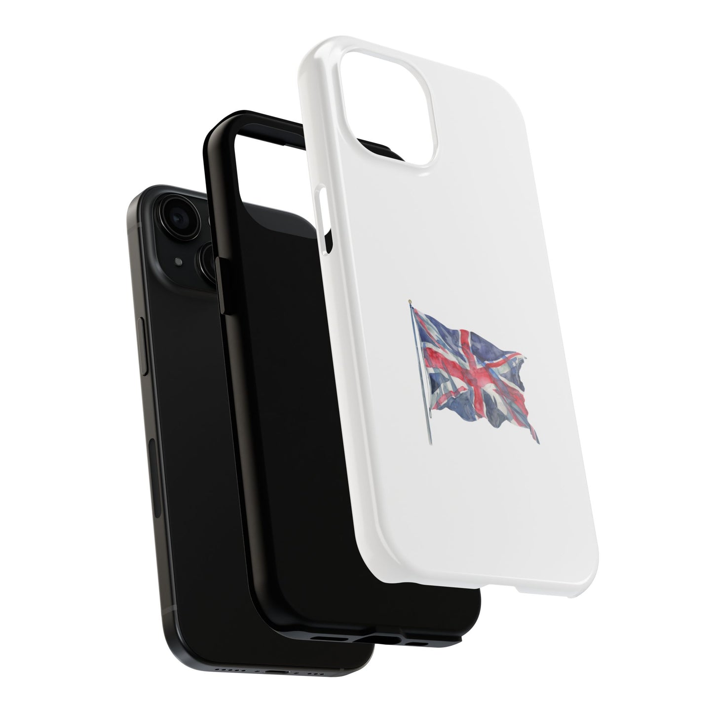 Stylish Tough Phone Case with British Flag Design - Durable & Protective Cover