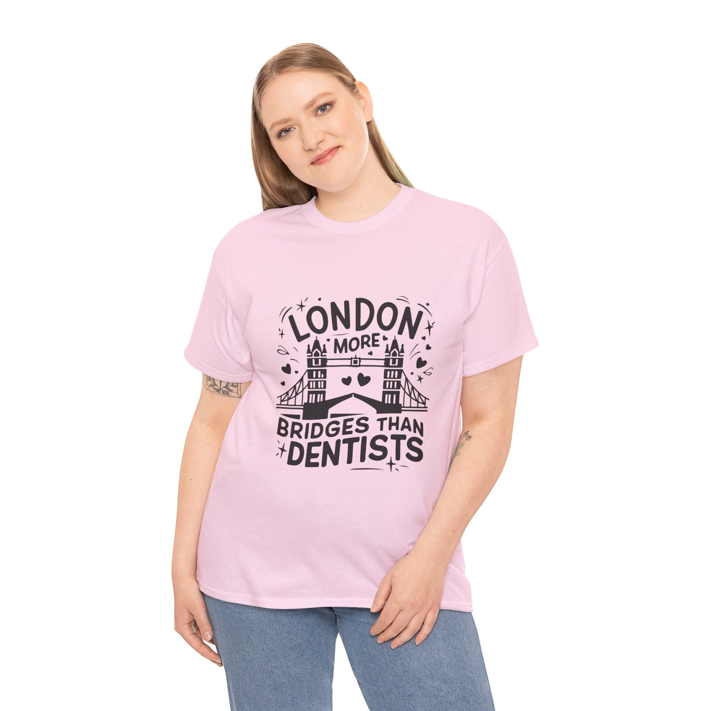 Unisex Heavy Cotton Tee - London is having more Bridges