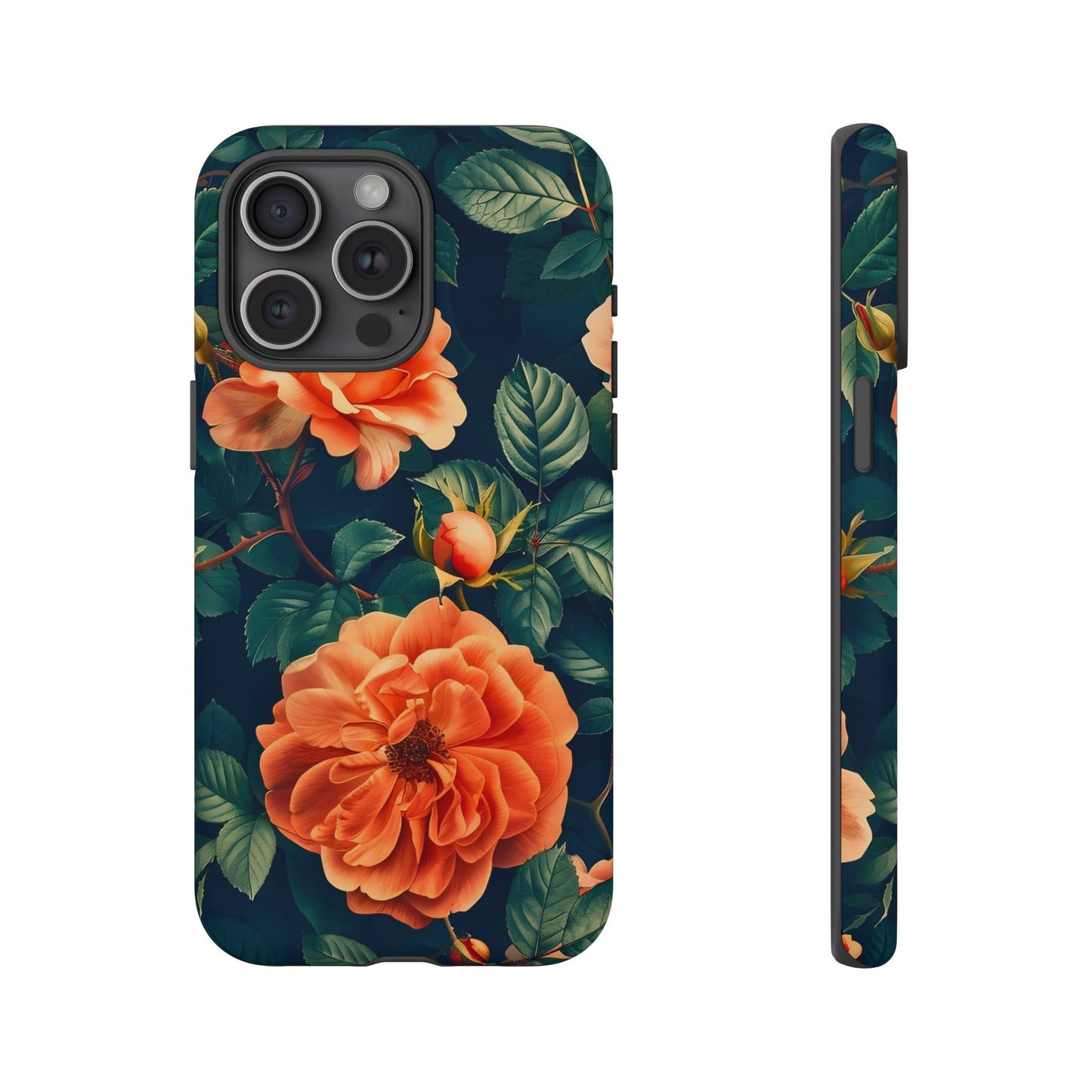 Floral Phone Case, Tough Cases for Nature Lovers, Botanical Design, Phone Protection, Gift for Her, Trending Floral Accessories