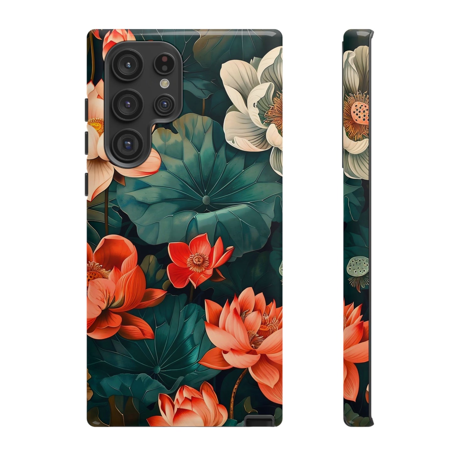 Flower Phone Case, Floral Phone Cover, Tough Case for Floral Lovers, Gift for Her, Stylish Tech Accessories