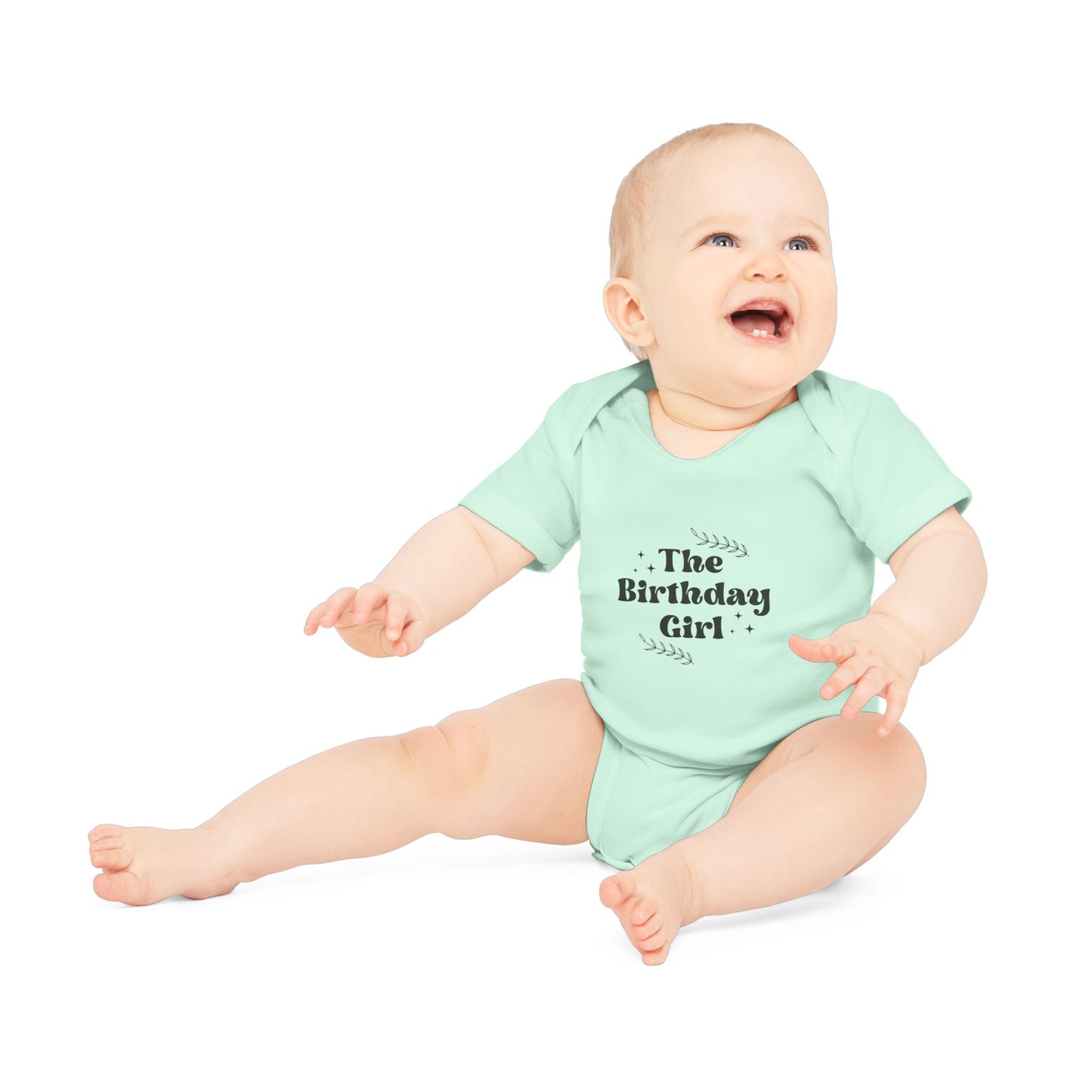 Baby Birthday Bodysuit - First Birthday Gift, Organic Infant Clothes, Cute Baby Outfit, Newborn Summer Wear, Baby Shower Gift