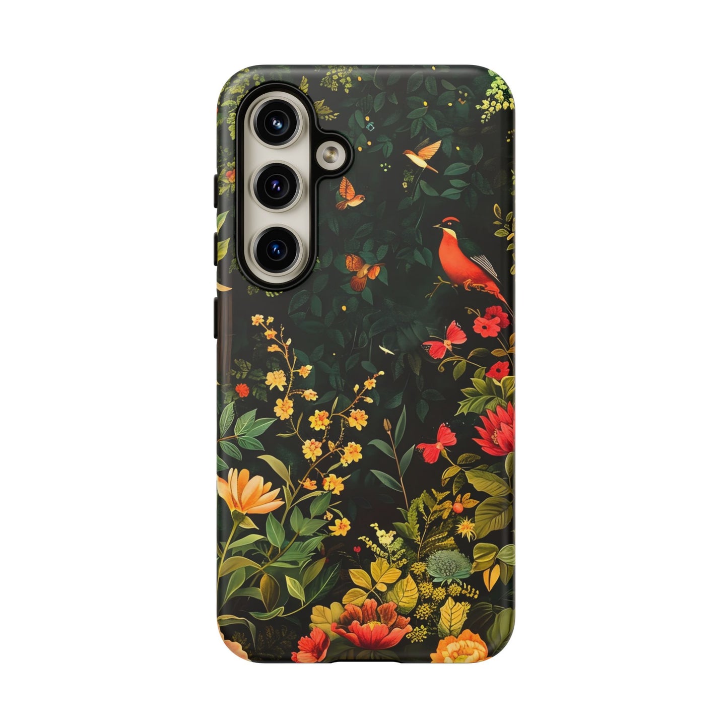 Floral Tough Phone Case, Nature-Inspired Design, Ideal for Garden Lovers, Gift for Birthdays, Christmas, Eco-Friendly Accessory