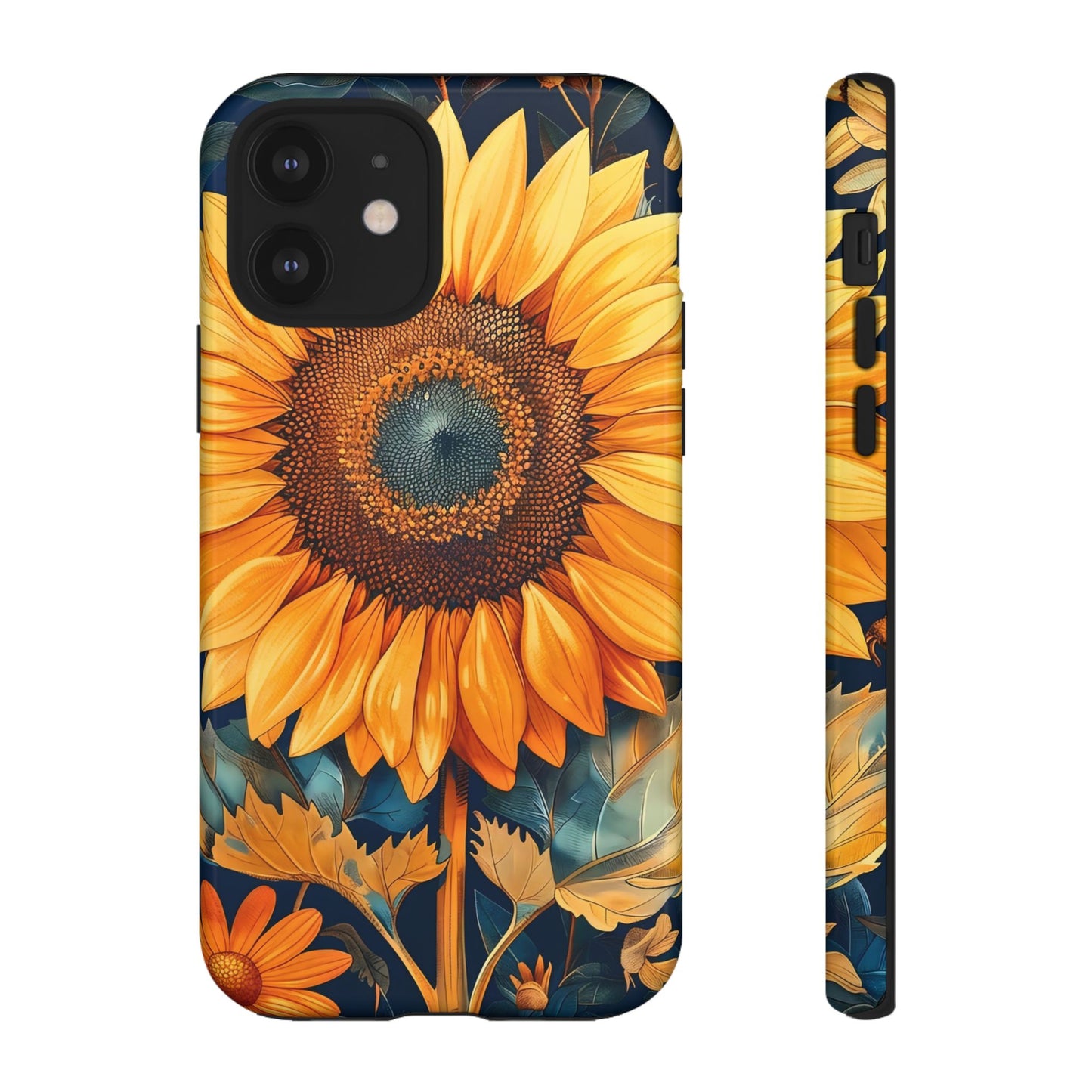Sunflower Phone Case - Floral Design for Nature Lovers, Cute Spring Accessory, Gift for Her, Eco-Friendly Cover