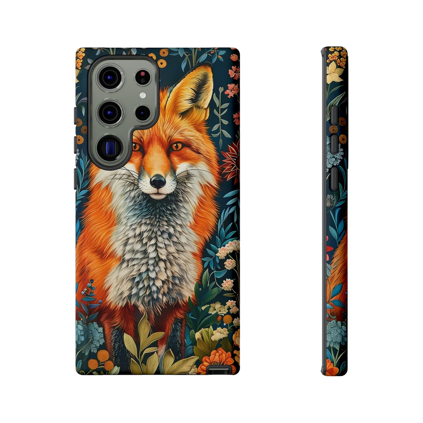 Vibrant Fox Phone Case, Tough Phone Cover, Unique Wildlife Accessory, Gift for Animal Lovers, Nature-Inspired Design