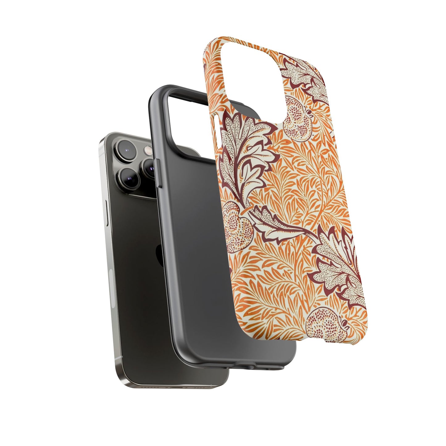 Stylish Phone Case, Tough Cases with Floral Design, Protective Cover, Gift for Her, Cute Phone Accessory