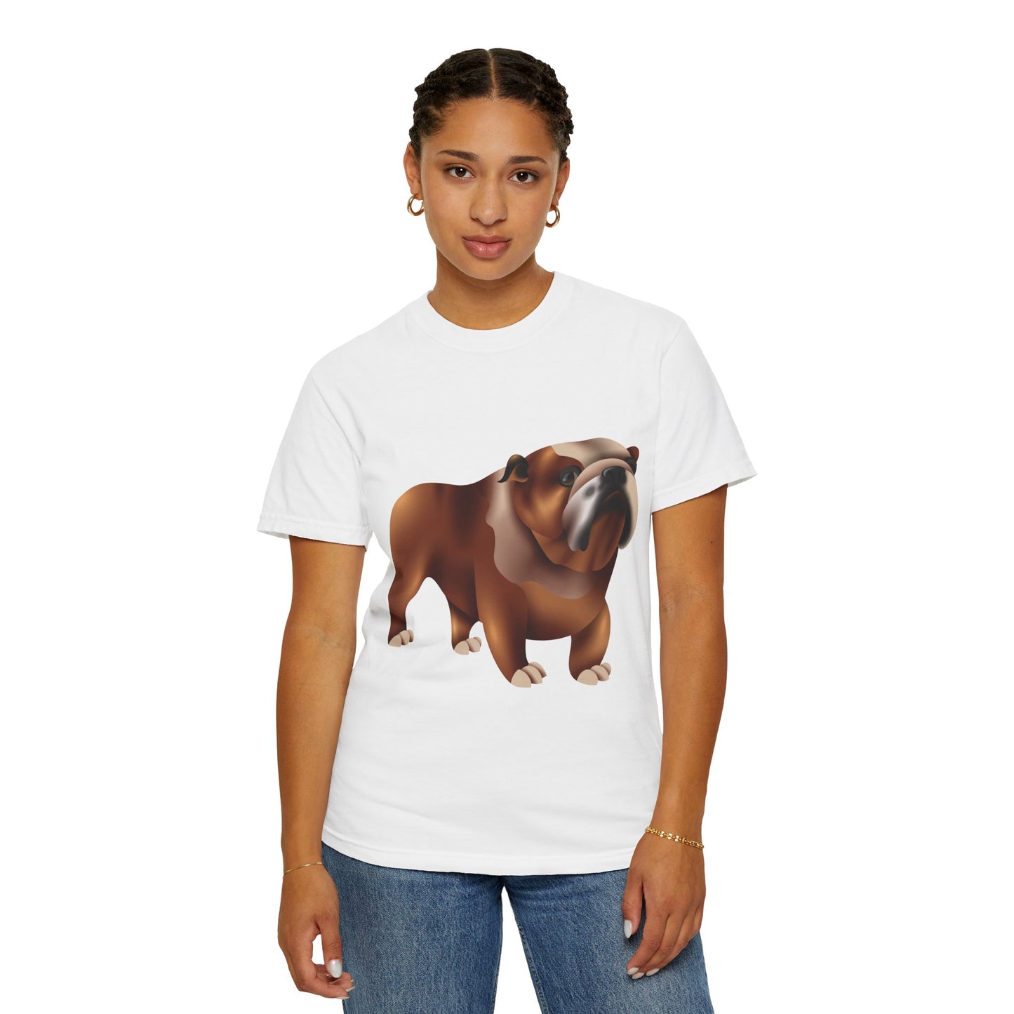 Unisex Garment-Dyed T-shirt - Lovely British Dog