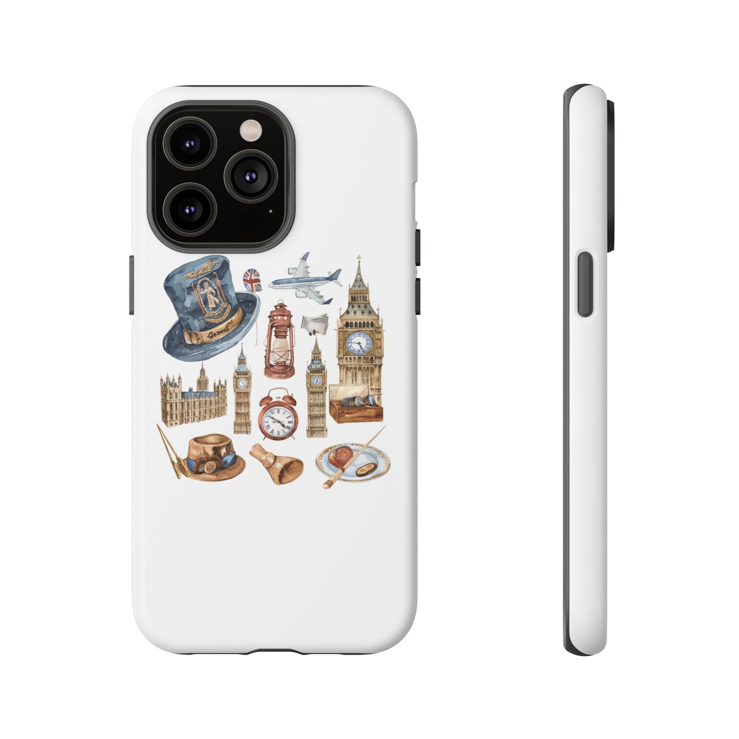 London-Themed Phone Case, Durable iPhone Cover, Gift for Travelers, Unique Cell Phone Accessories, Stylish Gadget Protection