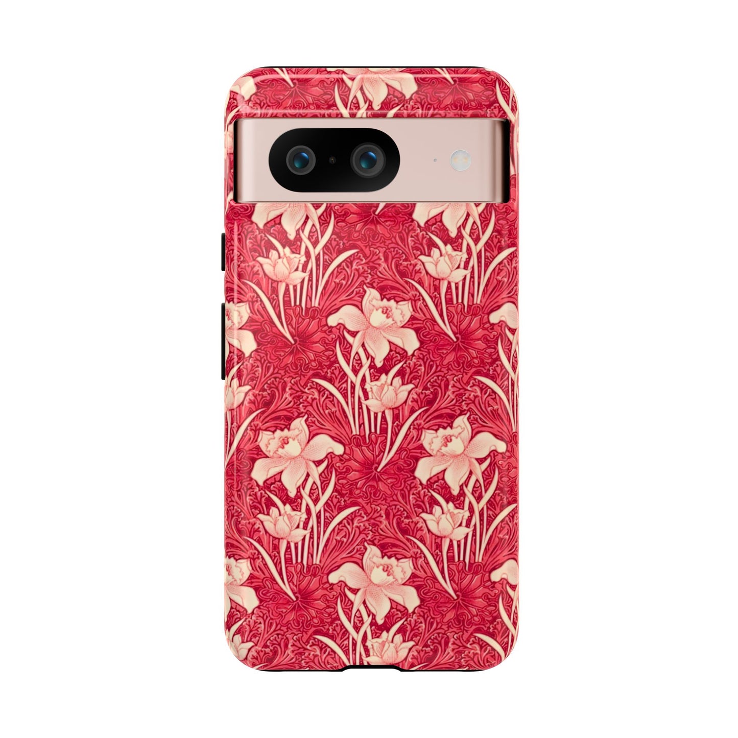 Floral Tough Phone Case - Durable, Stylish Accessory, Perfect Gift for Her, Floral Pattern, Customizable, Ideal for Daily Use