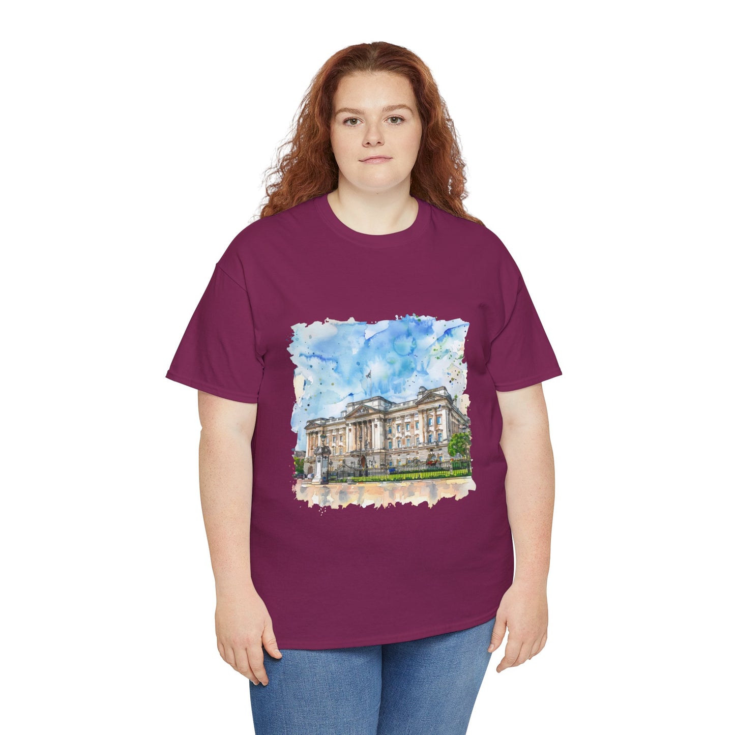 Unisex Heavy Cotton Tee - England Aesthetics - Embracing Classic British Charm and Style