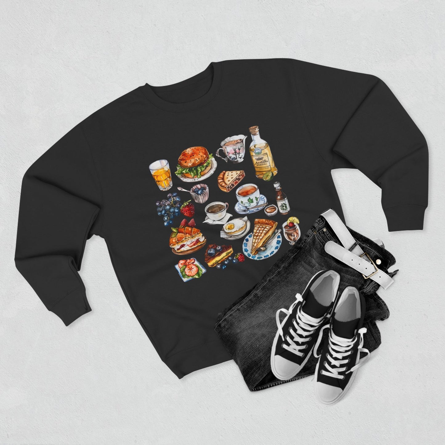 Unisex Crewneck Sweatshirt - Vintage London Icons