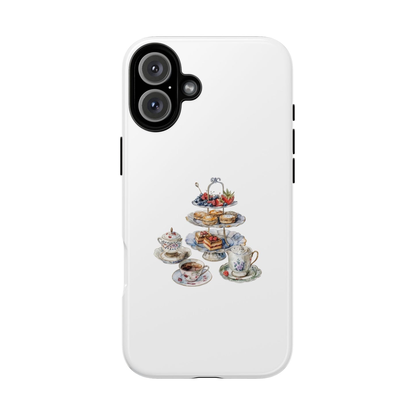 Chic Tea Party Phone Case - Stylish Tough Cases for Tea Lovers