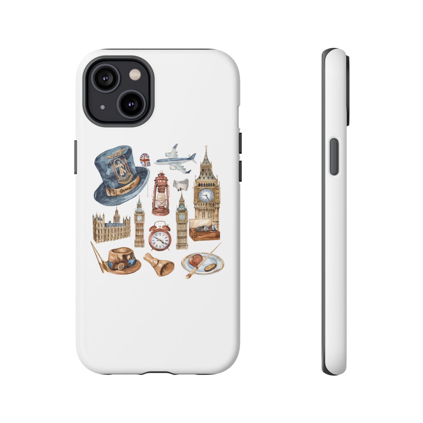 London-Themed Phone Case, Durable iPhone Cover, Gift for Travelers, Unique Cell Phone Accessories, Stylish Gadget Protection