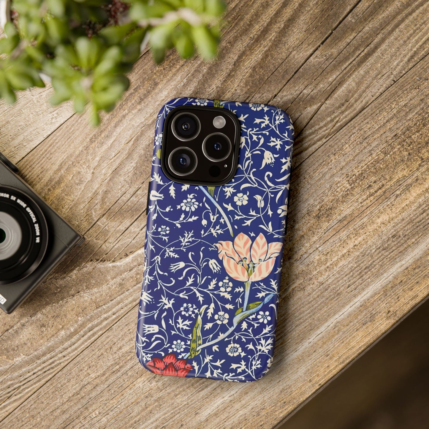 Floral Phone Case, Unique Tough Phone Cover, Gift for Her, Spring Decor, Durable Protective Case, Elegant Floral Design