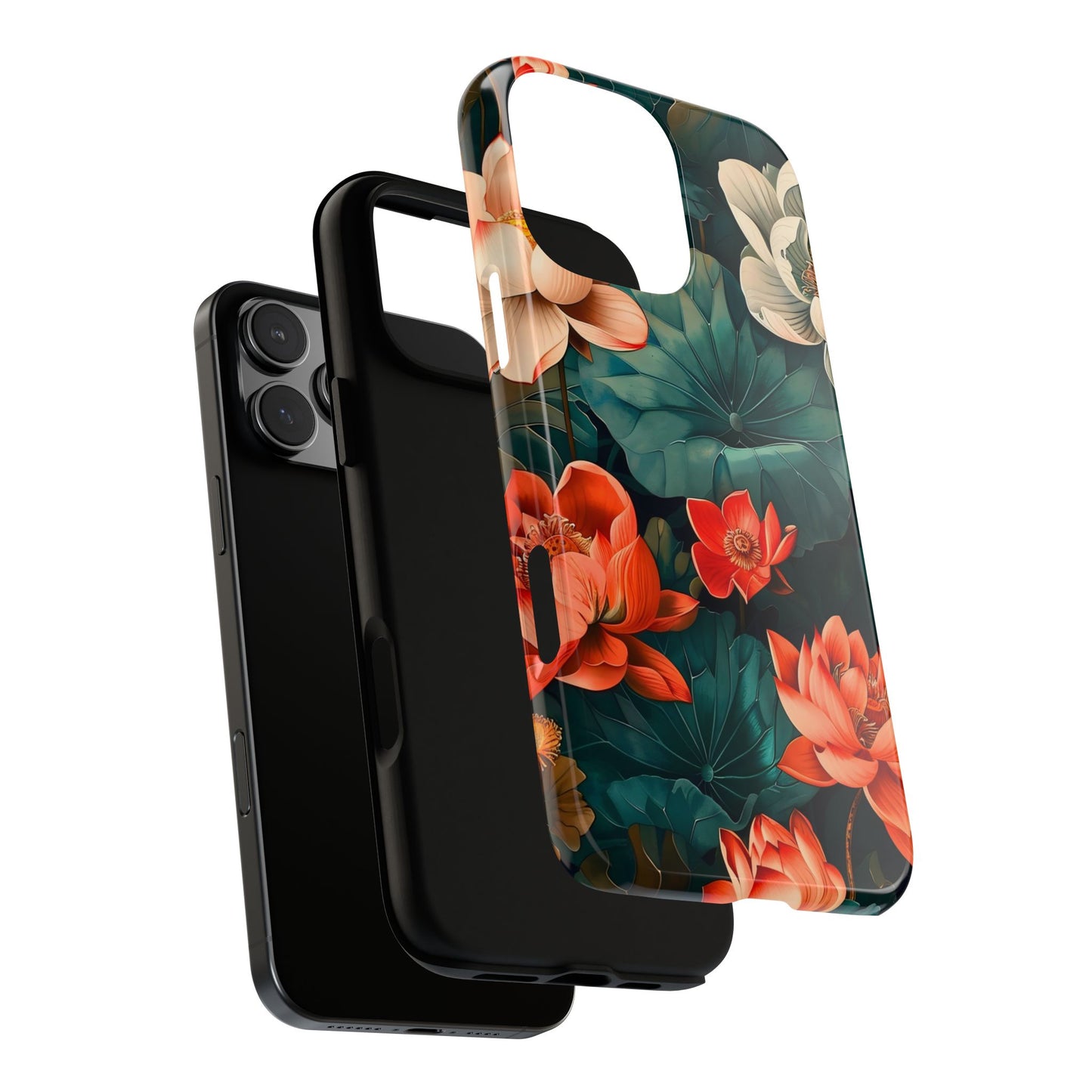 Flower Phone Case, Floral Phone Cover, Tough Case for Floral Lovers, Gift for Her, Stylish Tech Accessories