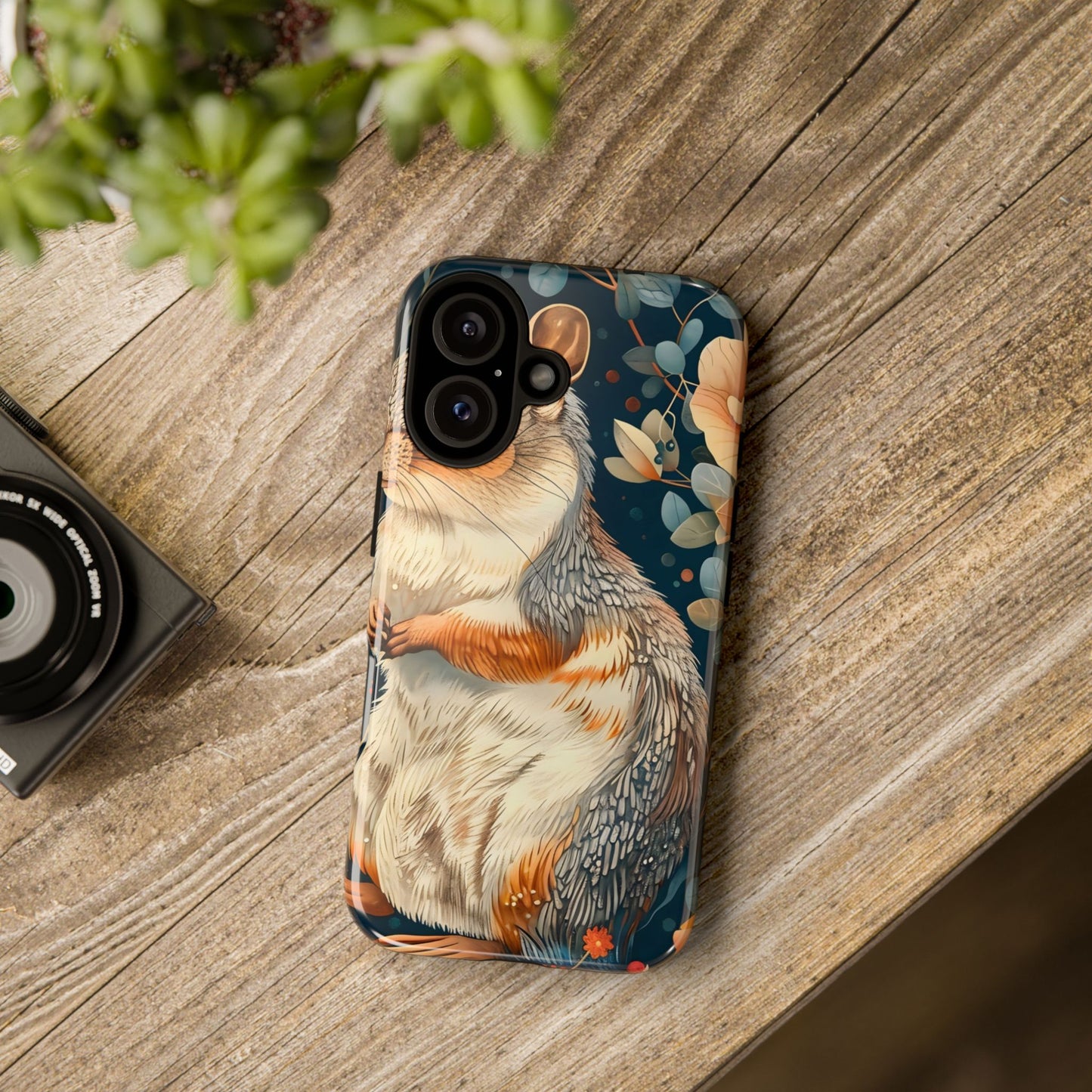 Cute Animal Phone Case, Tough Cases with Adorable Design, Perfect for Gifts, Nature Lovers, Holiday Decor, Eco-Friendly