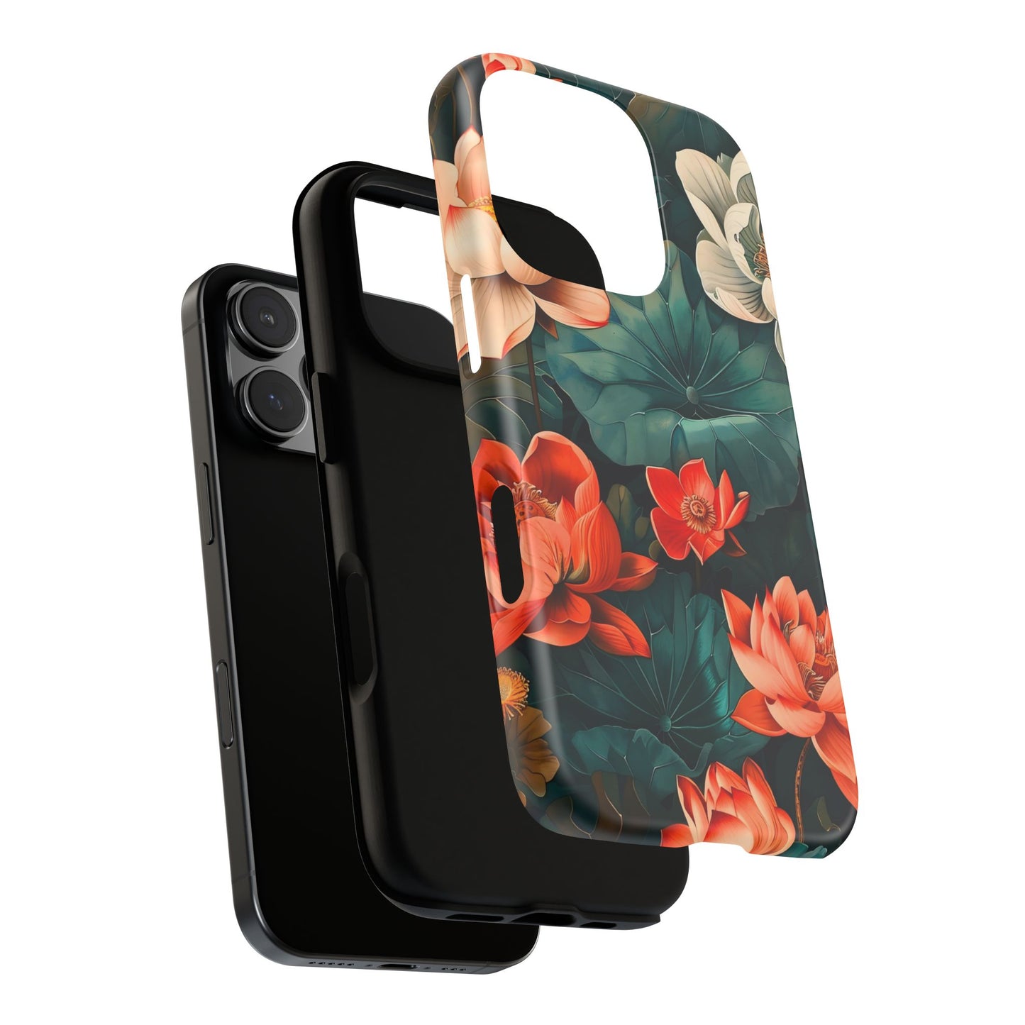 Flower Phone Case, Floral Phone Cover, Tough Case for Floral Lovers, Gift for Her, Stylish Tech Accessories