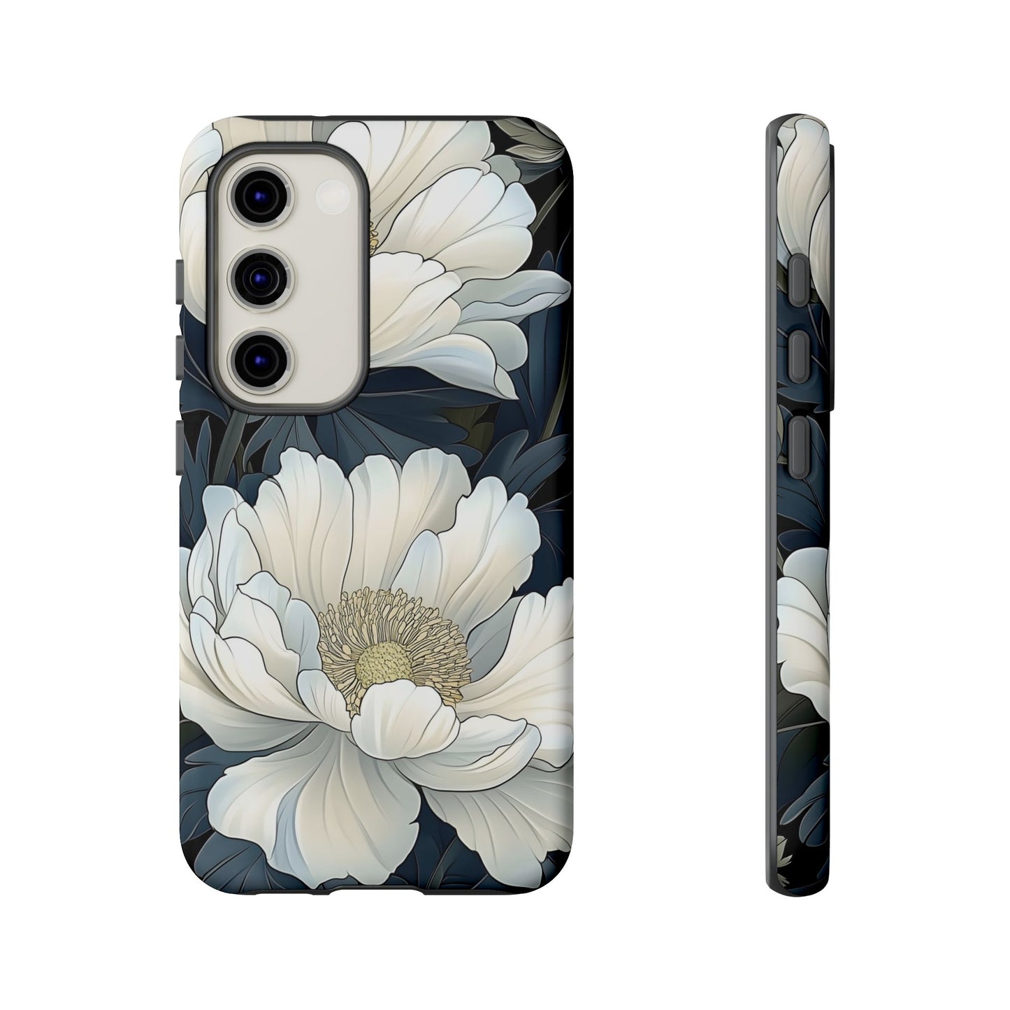 Elegant Floral Phone Case, Floral iPhone Cover, Flower Art Phone Case, Eco-Friendly Mobile Protection, Tough & Stylish Phone Case