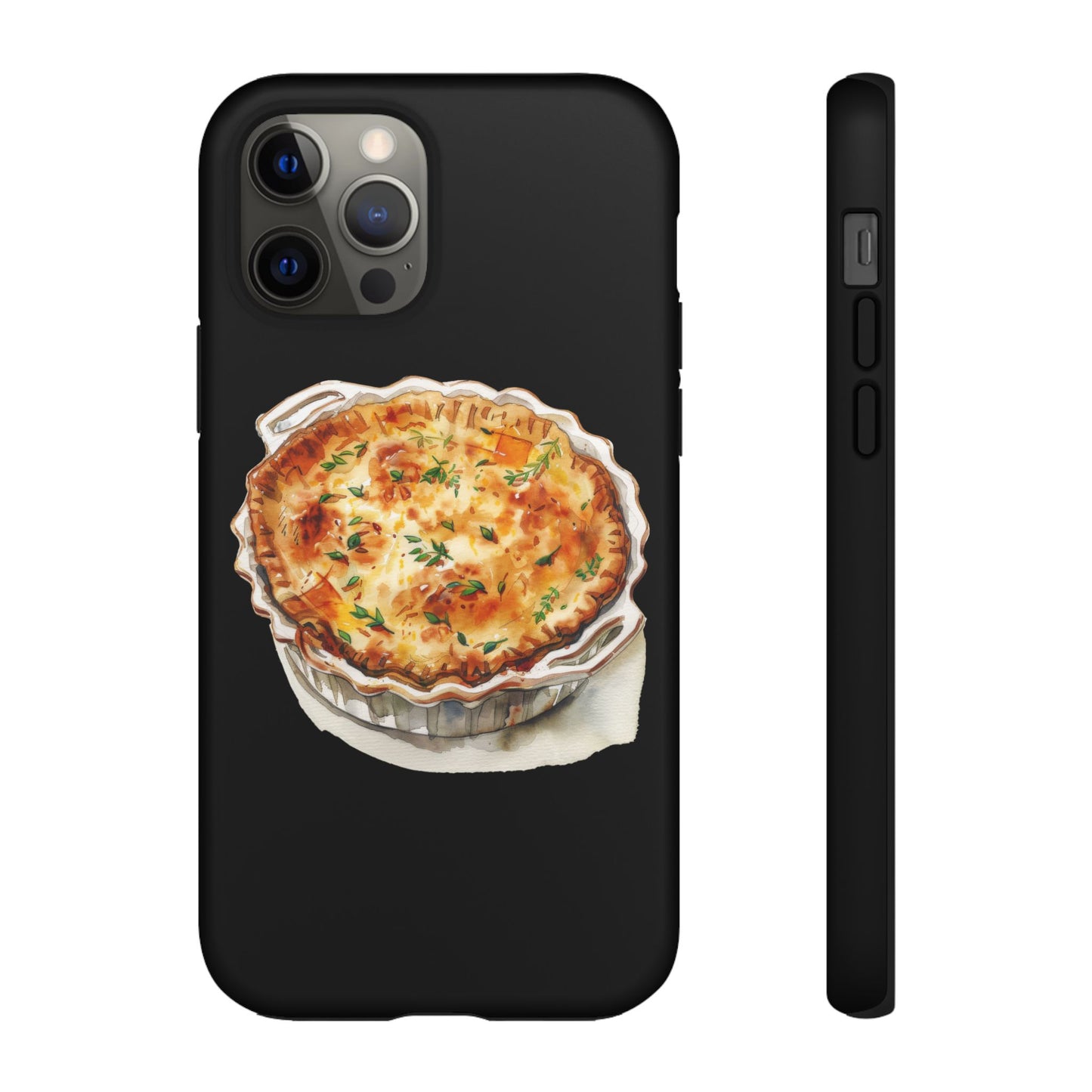 Quiche Phone Case - Funky Kitchen Decor, Foodie Gift, Chef Accessories, Culinary Art, Quirky Phone Cover