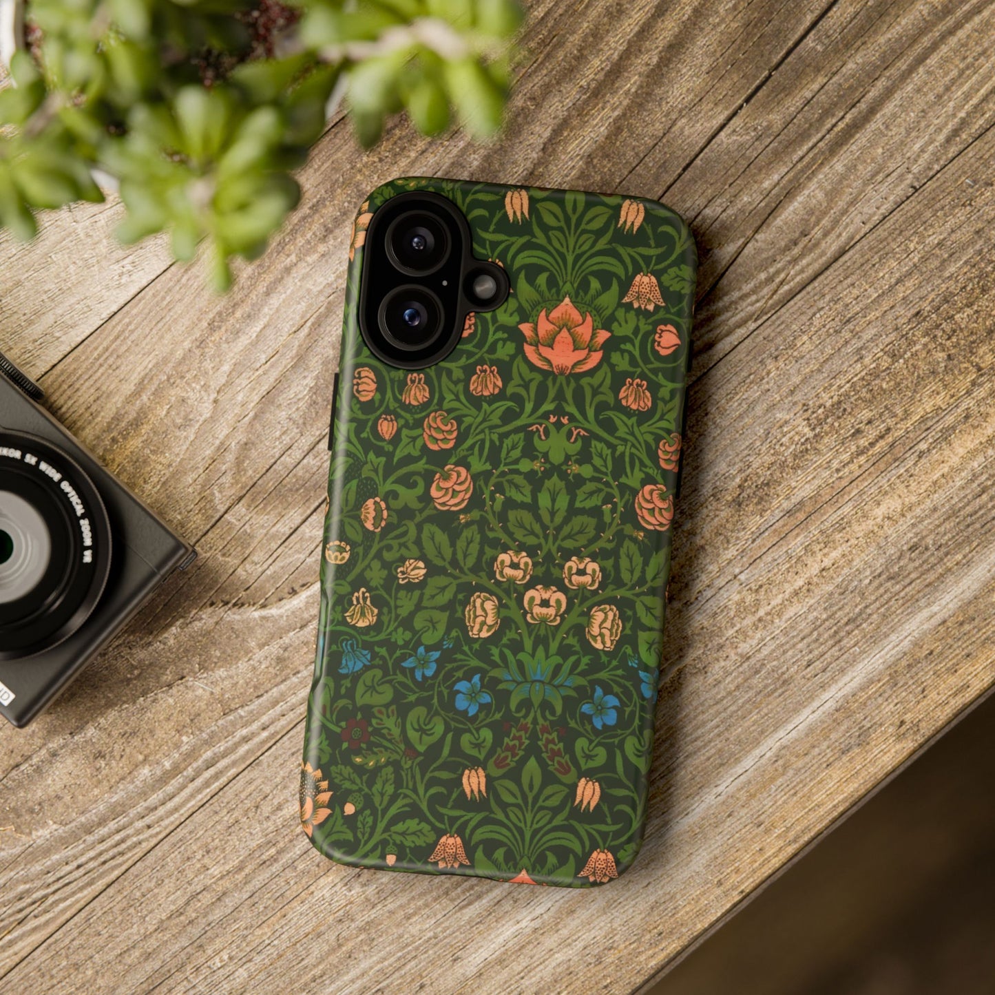 Crimson Leaf Whirl – Phone Case - Tough Cases