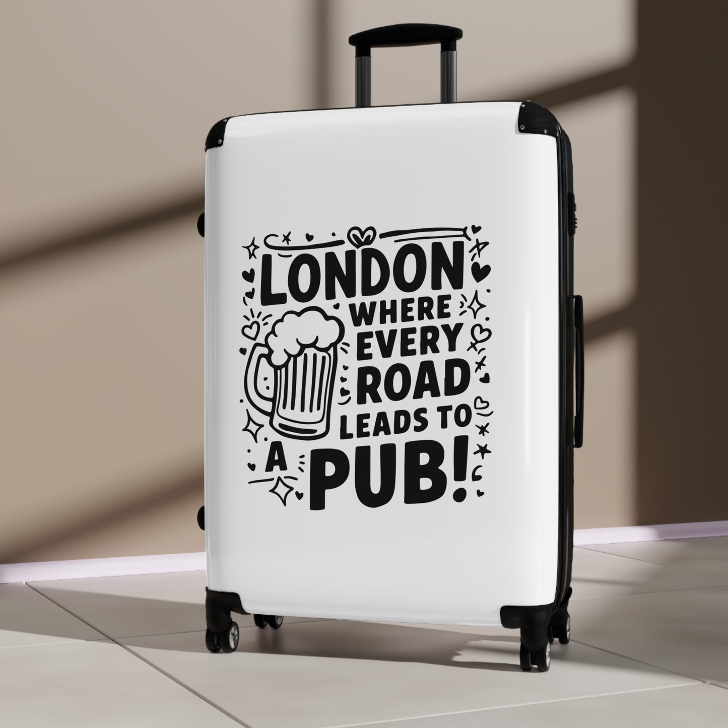 London's Pub Leading Road - Suitcase