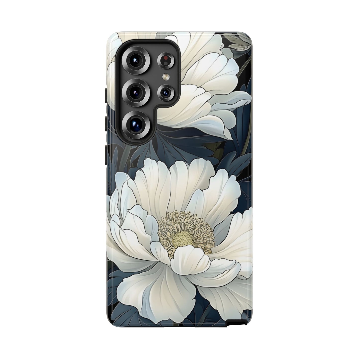 Elegant Floral Phone Case, Floral iPhone Cover, Flower Art Phone Case, Eco-Friendly Mobile Protection, Tough & Stylish Phone Case
