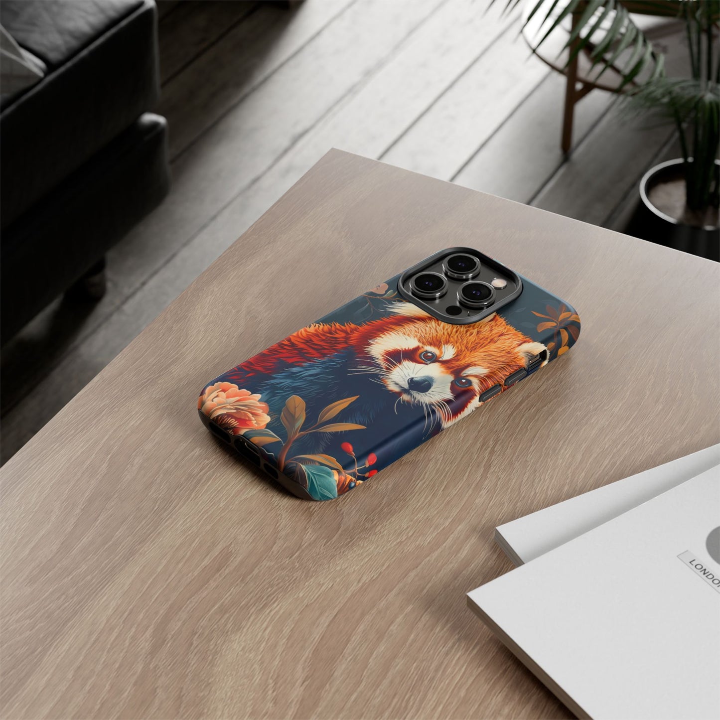 Cute Red Panda Phone Case, Wildlife Lover Gift, Tough Cases for iPhone, Nature-Themed Phone Cover, Animal Art Shell, Cute Tech Accessories