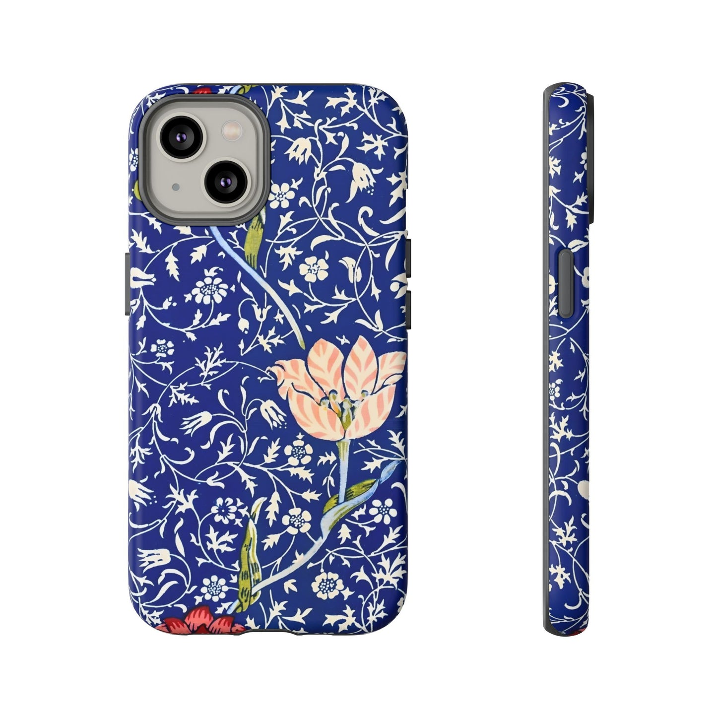 Floral Phone Case, Unique Tough Phone Cover, Gift for Her, Spring Decor, Durable Protective Case, Elegant Floral Design