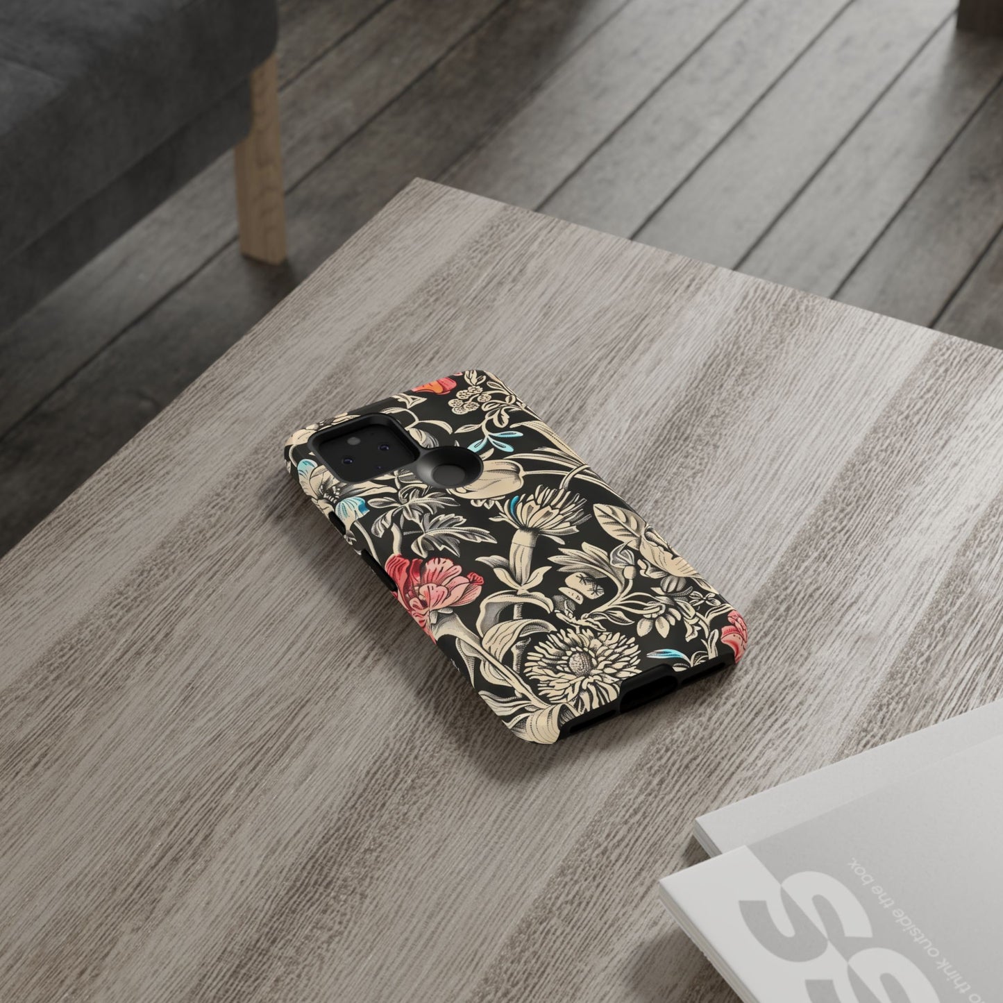 Floral Phone Case, Tough Cases, Flower Design, Gift for Her, Spring Accessory, Unique Phone Cover, Eco-Friendly