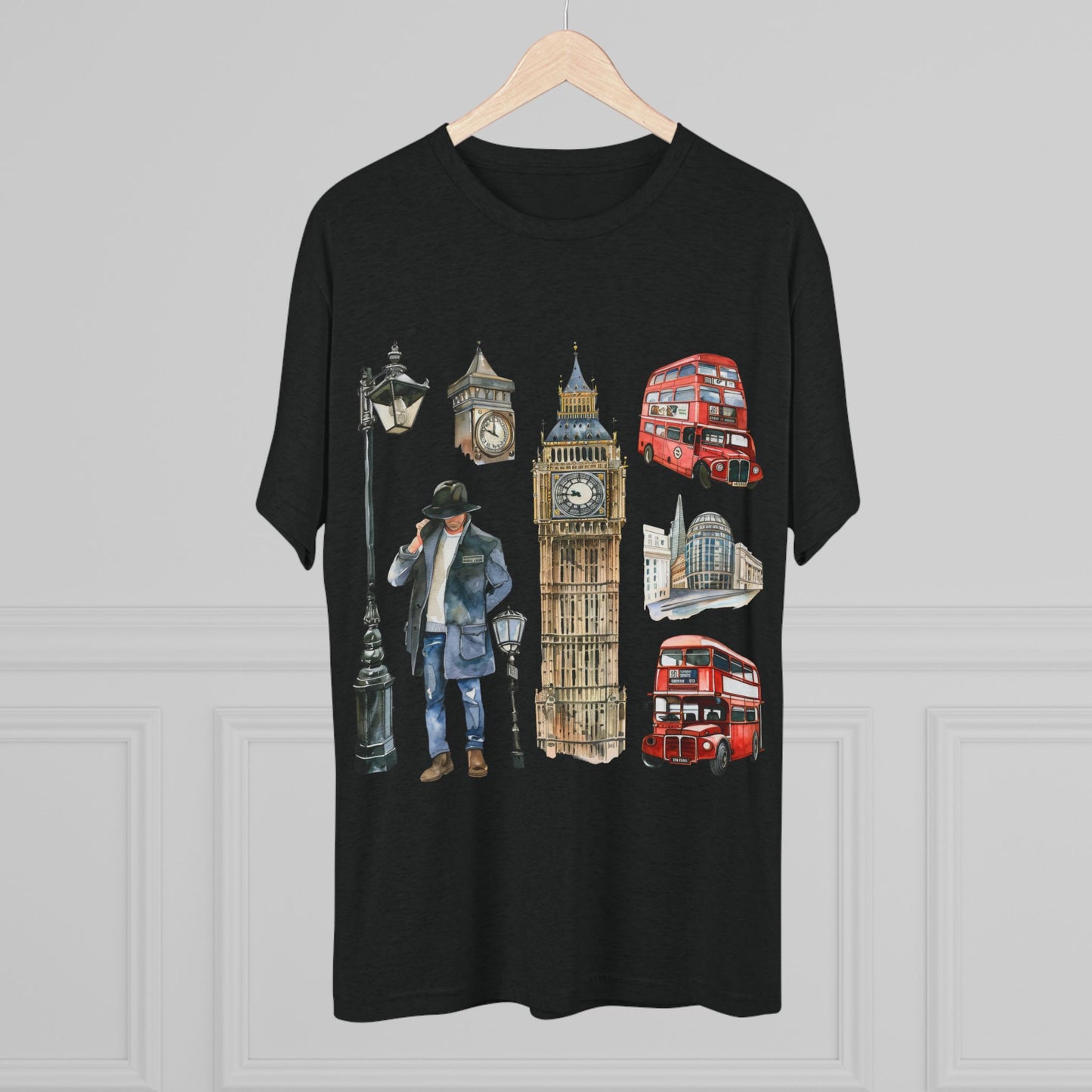 Vintage England Iconic Unisex Tri-Blend Crew Tee