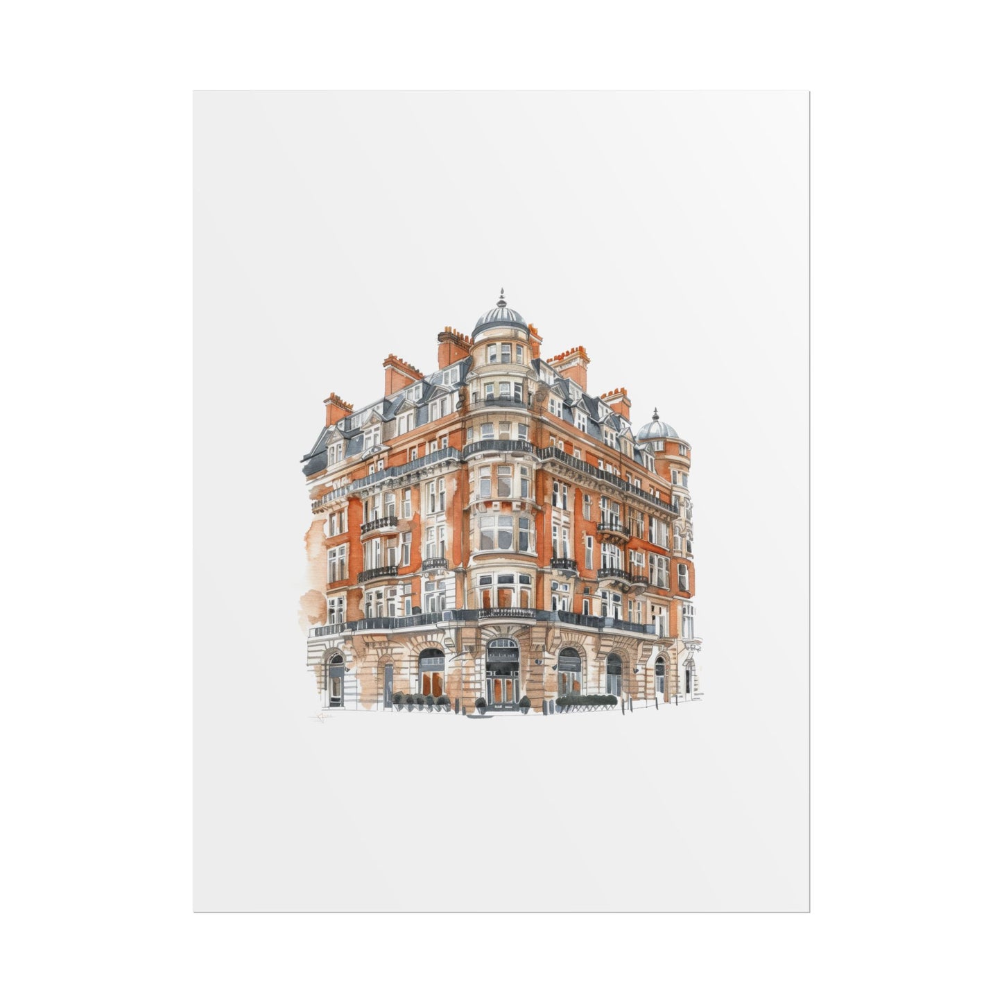 Elegant Architectural Rolled Posters, Art Prints for Home Decor, Gift for Housewarming, Wall Art for Living Room, Unique Art Decor