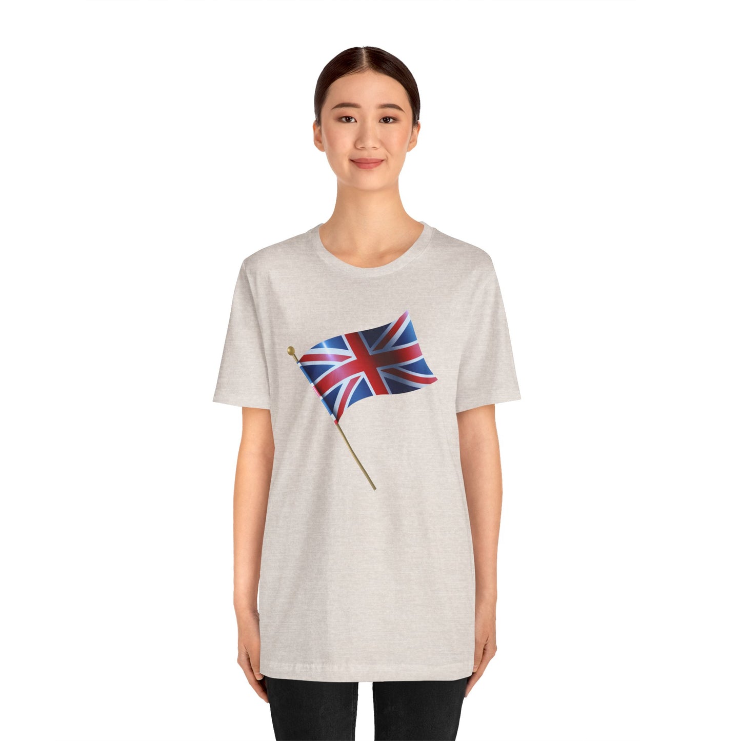 Unisex Jersey Short Sleeve Tee - Classic UK Flag Design - Union Jack Symbol
