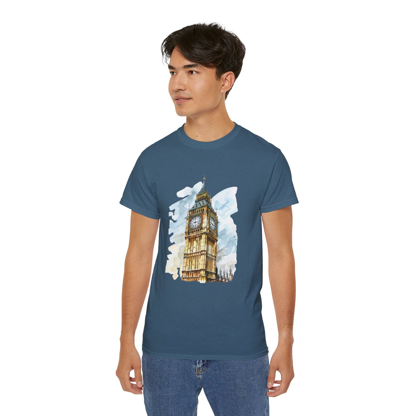 Unisex Ultra Cotton Tee - Big Ben - Iconic British Tower Classy