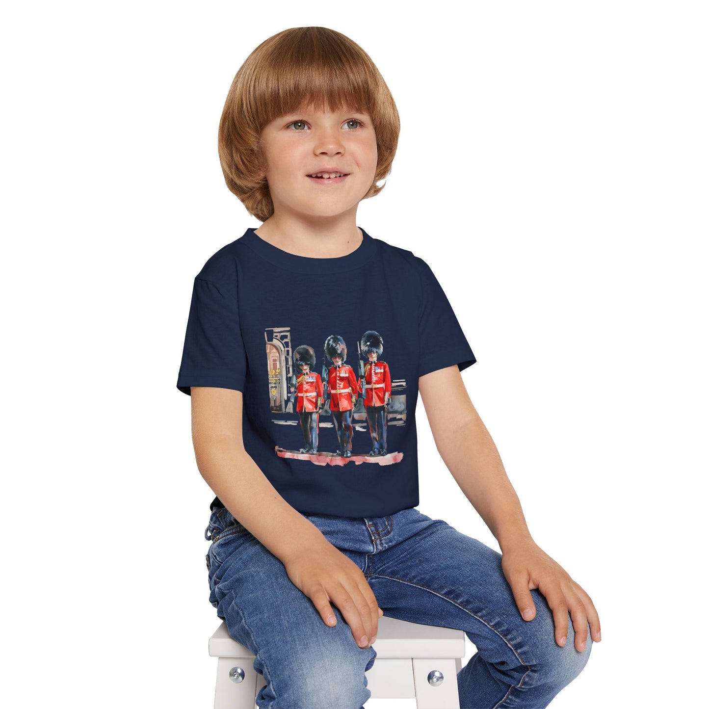 Royal Guard Toddler Tee - Cute Children’s T-Shirt with British Soldiers Design