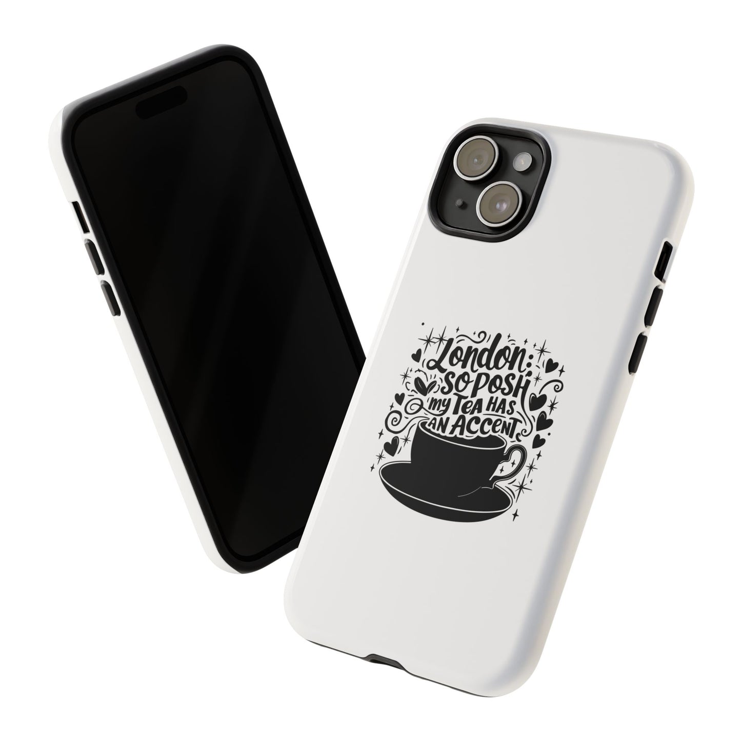 Posh Tea iPhone Case - London Accent Design