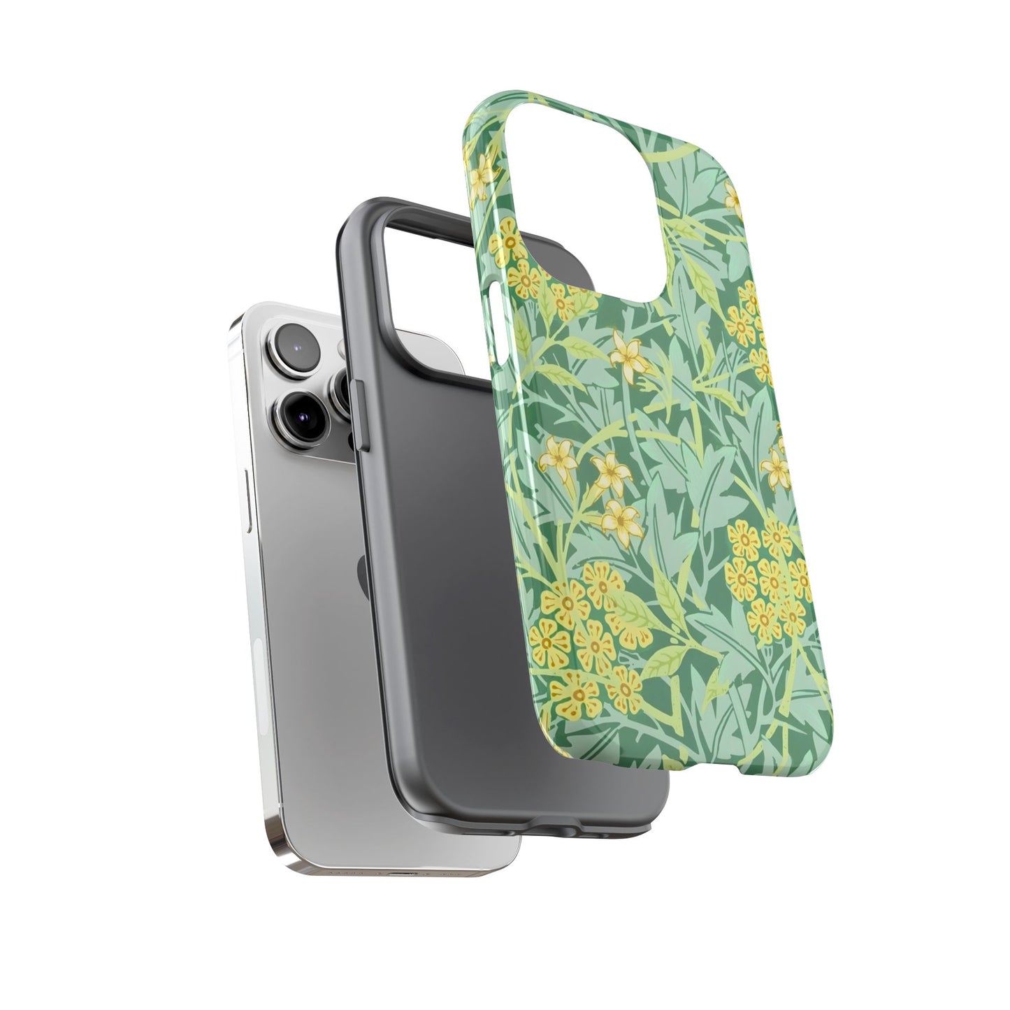 Tough Cases Organic Floral Phone Case, Stylish iPhone Cover, Eco-Friendly Gift, Nature Lover Accessory, Spring Decor, Unique Phone Protector