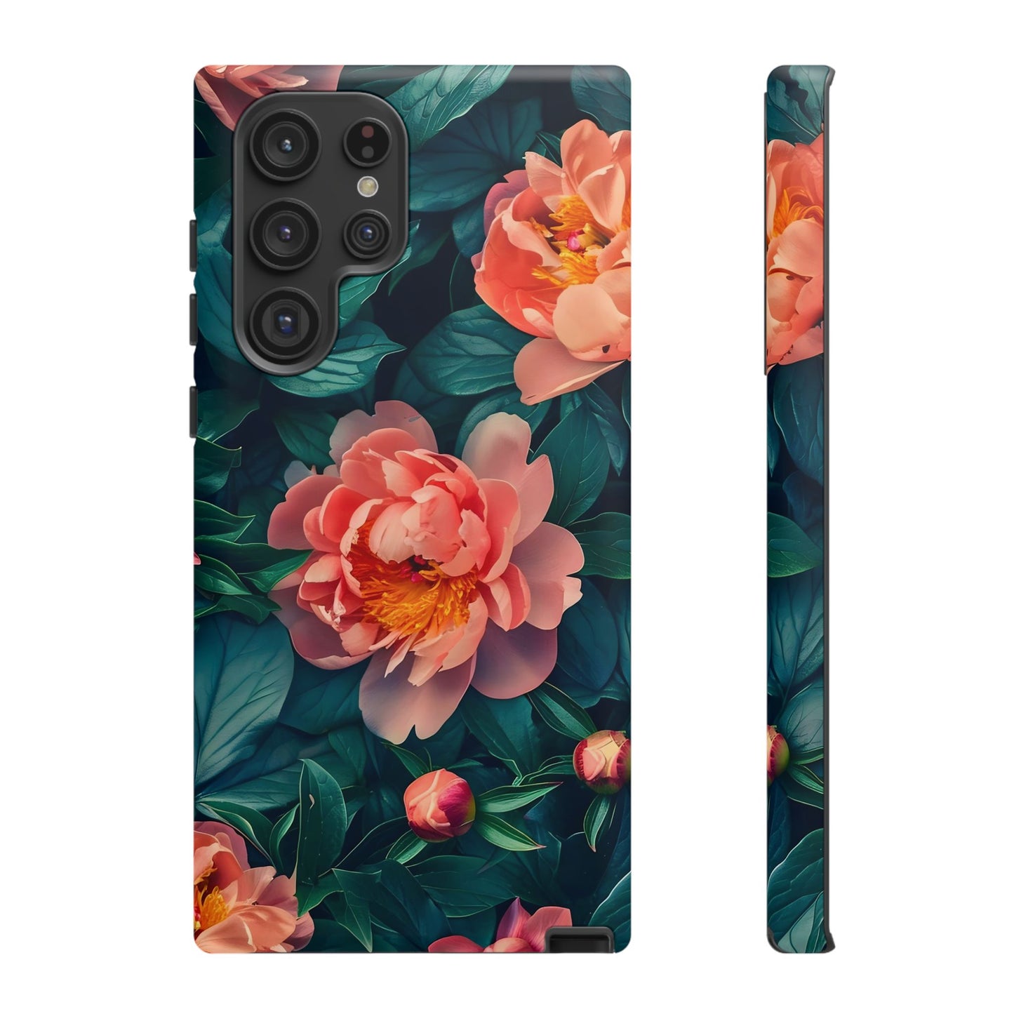 Floral Phone Case - Tough Cases, Flower Design, Botanical Art, Phone Accessory, Gift for Her, Nature Lovers