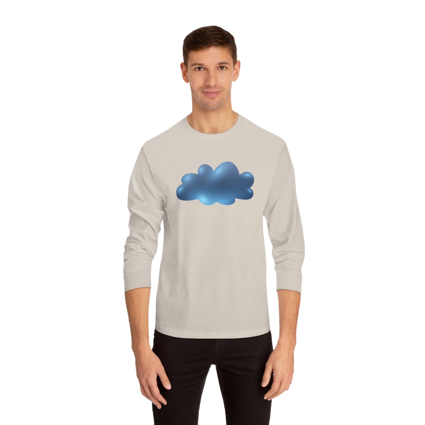 Unisex Classic Long Sleeve T-Shirt - Serene Cloudscape - Dreamy Cloud Design