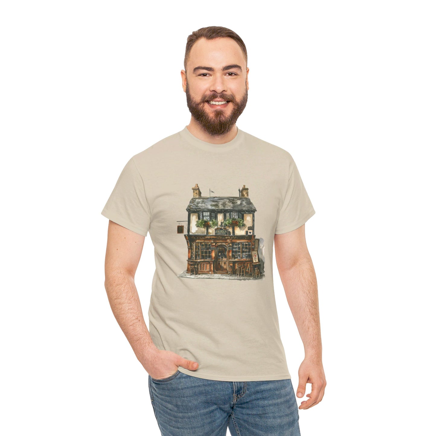 Vintage British House - Classy Unisex Heavy Cotton T-Shirt