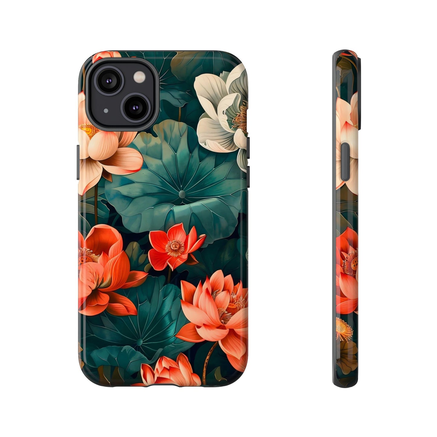Flower Phone Case, Floral Phone Cover, Tough Case for Floral Lovers, Gift for Her, Stylish Tech Accessories
