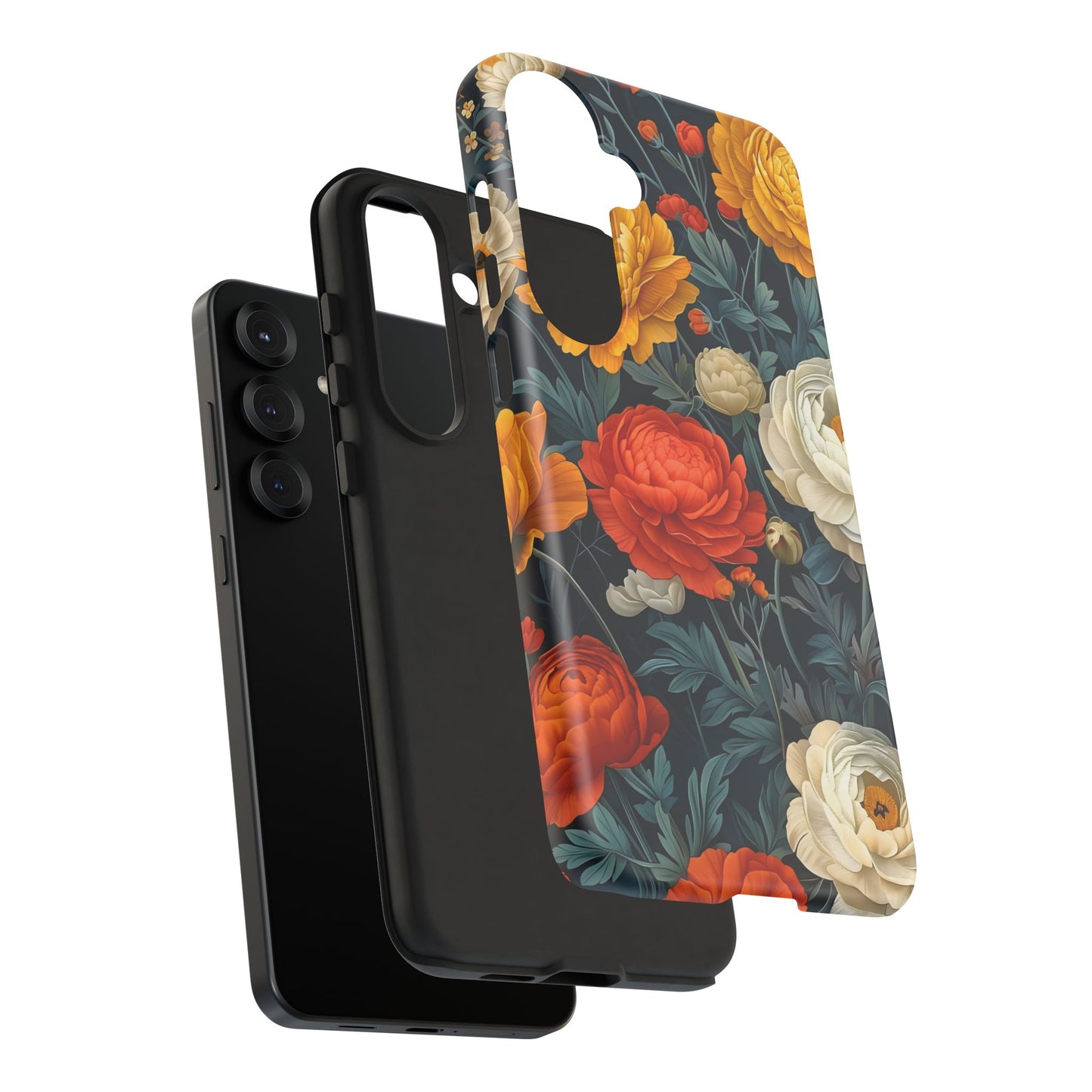 Floral Tough Case for Phones | Durable Floral Phone Cover, Boho Chic, Unique Gift for Her, Phone Protection, Flower Design